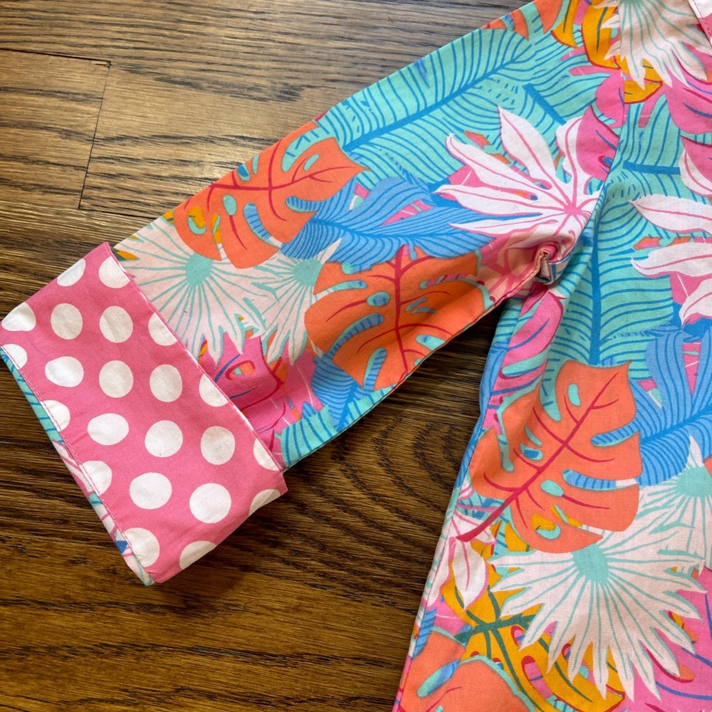 Kelly's Kids Girls Tropical Vacation Tunic Shift Dress Size 2 - Picture 2 of 11
